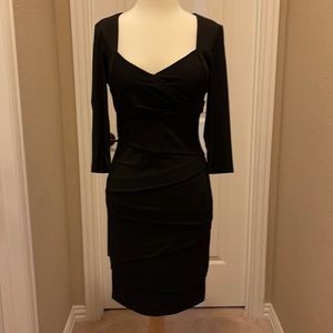 White House Black Market black body con 3/4 sleeve